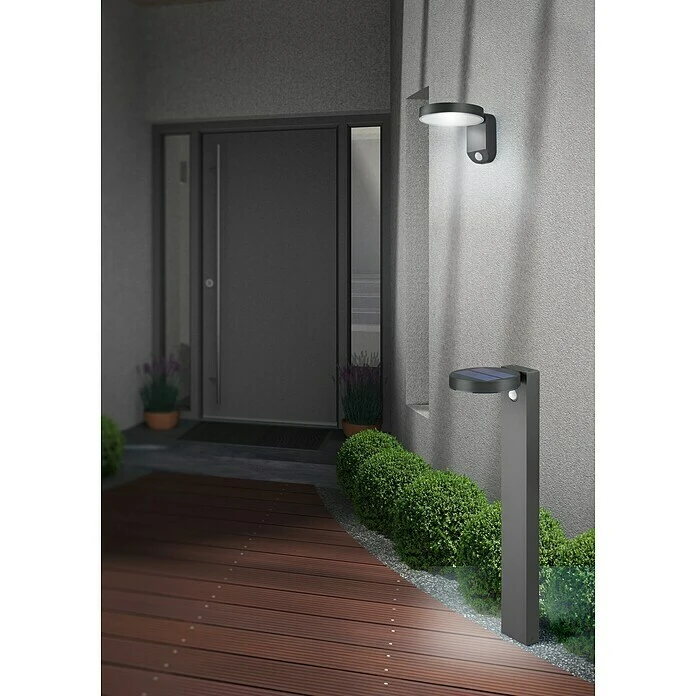Reality Leuchten LED-Sensor-Außenwandleuchte POSADAS L X B X H: 18,3 X 15 X 12 Cm, Warmweiß 5 Reality Leuchten LED-Sensor-Außenwandleuchte POSADAS L X B X H: 18,3 X 15 X 12 Cm, Warmweiß – Bild 3