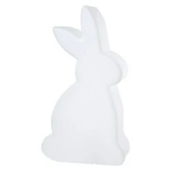 8 Seasons Design Shining LED-Solar-Dekoleuchte Rabbit Weiß, L X B X H: 11 X 38 X 50 Cm