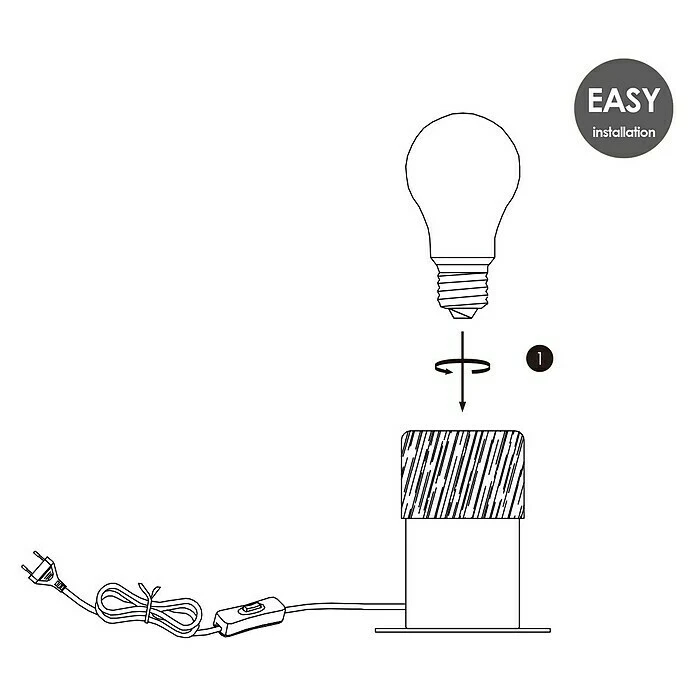 Home Sweet Home Tischleuchte Furdy 10 W, Beige, E27, 100 Mm X 11,5 Cm 8 Home Sweet Home Tischleuchte Furdy 10 W, Beige, E27, 100 Mm X 11,5 Cm – Bild 6