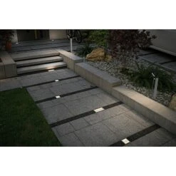 Paulmann Solarleuchte Box 0,06 W, Silber, L X B X H: 20 X 10 X 5,1 Cm, IP67 -Beleuchtung 12 3991