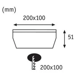 Paulmann Solarleuchte Box 0,06 W, Silber, L X B X H: 20 X 10 X 5,1 Cm, IP67 -Beleuchtung 12 3992