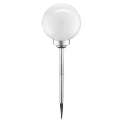 BAUHAUS Solar-Kugelleuchte Ball Erdspieß, Höhe: 525 Mm, IP44 -Beleuchtung 12 4004