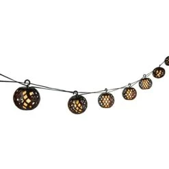 BAUHAUS Solar-Lichterkette Flame Ausführung: 8-flammig, LED, Lichtfarbe: Gelb