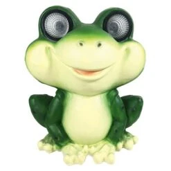 BAUHAUS Solarleuchte XXL Frosch Anzahl LED: 2 Stk., Höhe: 38 Cm