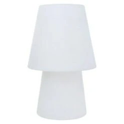 8 Seasons Design No. 1 LED-Solar-Dekoleuchte Weiß