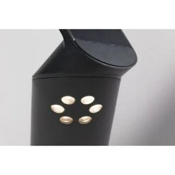 Paulmann Ilias LED-Solar-Außenwandleuchte Bewegungsmelder, 1,2 W, Lichtfarbe: Warmweiß, Anthrazit, Kunststoff -Beleuchtung 12 4017