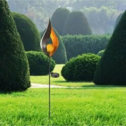 Globo LED-Solar-Dekoleuchte L X B X H: 17,5 X 6 X 90 Cm, Bronze -Beleuchtung 12 4025