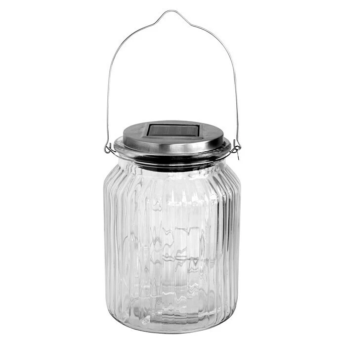 BAUHAUS Solarglas Lichterkette, IP44, Anzahl LED: 12, Lichtfarbe: Warmweiß 4 BAUHAUS Solarglas Lichterkette, IP44, Anzahl LED: 12, Lichtfarbe: Warmweiß – Bild 2