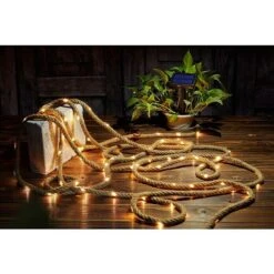 BAUHAUS Solar-Lichterkette 100-flammig, Länge: 10 M