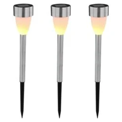 Globo Solarleuchten-Set Anzahl LED: 3 Stk., Höhe: 365 Mm, 3 Stk.