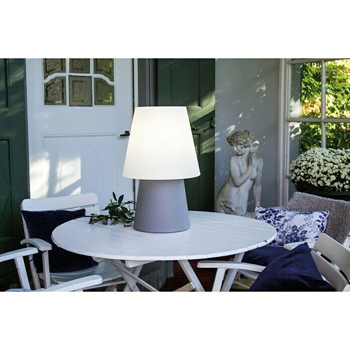 8 Seasons Design No. 1 LED-Solar-Dekoleuchte Grau, L X B X H: 39 X 39 X 60 Cm 4 8 Seasons Design No. 1 LED-Solar-Dekoleuchte Grau, L X B X H: 39 X 39 X 60 Cm – Bild 2