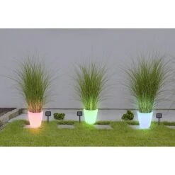 Globo LED-Solar-Dekoleuchte Weiß, Ø X H: 27 X 29 Cm -Beleuchtung 12 4102