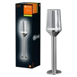 Ledvance LED-Außenleuchte Endura Classic Farbe Gehäuse: Stahl, IP44, 16,2 X 16,2 X 55,4 Cm -Beleuchtung 12 4106