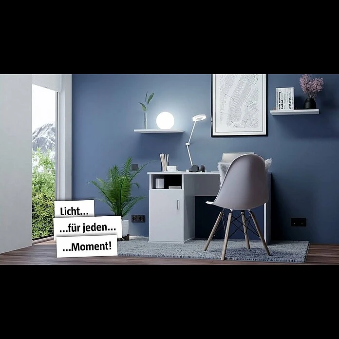 Ledvance SUN@Home LED-Tischleuchte Panan 15 W, L X B X H: 22 X 22 X 70 Cm, Weiß, Kaltweiß 6 Ledvance SUN@Home LED-Tischleuchte Panan 15 W, L X B X H: 22 X 22 X 70 Cm, Weiß, Kaltweiß – Bild 4