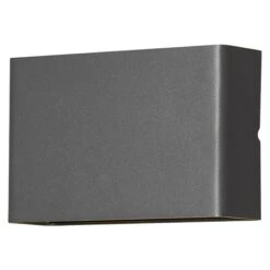 Konstsmide LED-Außenwandleuchte Chieri 8 W, 6 X 17 X 11 Cm, Anthrazit, IP54 -Beleuchtung 12 4113