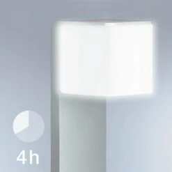Steinel LED-Außenwegleuchte GL 80 SC SI Silber, L X B X H: 13 X 11 X 63,3 Cm 7 Steinel LED-Außenwegleuchte GL 80 SC SI Silber, L X B X H: 13 X 11 X 63,3 Cm -Beleuchtung 12 4122