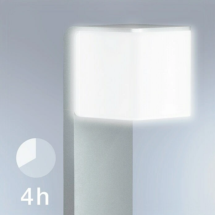 Steinel LED-Außenwegleuchte GL 80 SC SI Silber, L X B X H: 13 X 11 X 63,3 Cm 4 Steinel LED-Außenwegleuchte GL 80 SC SI Silber, L X B X H: 13 X 11 X 63,3 Cm – Bild 2