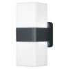 Ledvance Smart+ LED-Außenwandleuchte Wall CubeUpDown RGBW GR 110 X 80 X 205 Mm, IP44 -Beleuchtung 12 4157