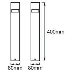 Ledvance LED-Außenleuchte Endura Crystal Farbe Gehäuse: Stahl, IP44, 10,7 X 10,7 X 42,4 Cm 13 Ledvance LED-Außenleuchte Endura Crystal Farbe Gehäuse: Stahl, IP44, 10,7 X 10,7 X 42,4 Cm -Beleuchtung 12 4165