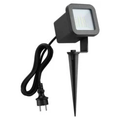 Lavida Milan LED-Außenleuchte 8 W, Farbe Gehäuse: Schwarz, IP65, Eckig -Beleuchtung 12 4201