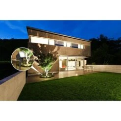 Lavida Milan LED-Außenleuchte 8 W, Farbe Gehäuse: Schwarz, IP65, Eckig -Beleuchtung 12 4204