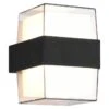 Reality Leuchten LED-Außenwandleuchte Molina Eckig 4,6 W, 10,7 X 9,6 X 13,2 Cm, Anthrazit, IP54, Anzahl Leuchtmittel: 1 Stk.