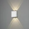 Konstsmide LED-Außenwandleuchte Chieri 4 W, 6 X 11 X 11 Cm, Weiß, IP54