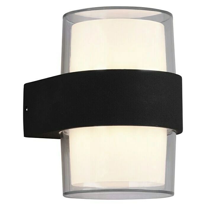 Reality Leuchten LED-Außenwandleuchte Molina Rund 4,6 W, 10,7 X 9,6 X 13,2 Cm, Anthrazit, IP54, Anzahl Leuchtmittel: 2 Stk. 4 Reality Leuchten LED-Außenwandleuchte Molina Rund 4,6 W, 10,7 X 9,6 X 13,2 Cm, Anthrazit, IP54, Anzahl Leuchtmittel: 2 Stk. – Bild 2