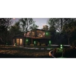 Ledvance Smart+ WiFi LED-Außenleuchte UPD Flare 14 W, Farbe Gehäuse: Dunkelgrau, IP44, 19,4 X 14,4 X 50 Cm -Beleuchtung 12 4246