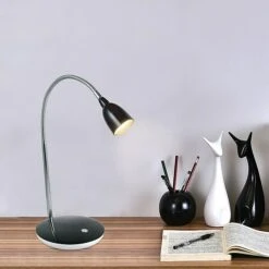 LED-Tischleuchte Flexy 2,5 W, L X B X H: 16 X 16 X 41,5 Cm, Schwarz, Warmweiß -Beleuchtung 12 427