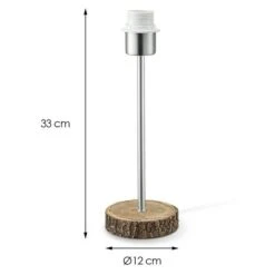 Home Sweet Home Lampenfuß Bossano 40 W, Farbe: Braun, Höhe: 33 Cm -Beleuchtung 12 442