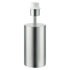 Home Sweet Home Lampenfuß Cannes 40 W, Farbe: Stahl Matt, Höhe: 31 Cm