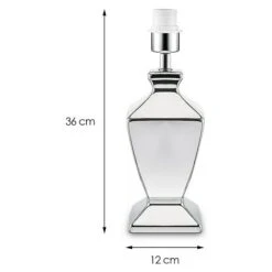 Home Sweet Home Lampenfuß Class 40 W, Farbe: Chrom, Höhe: 41 Cm 10 Home Sweet Home Lampenfuß Class 40 W, Farbe: Chrom, Höhe: 41 Cm -Beleuchtung 12 463