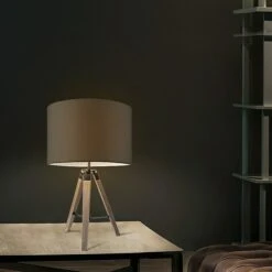 Home Sweet Home Lampenfuß Dia 40 W, Farbe: Dunkelbraun, Höhe: 38 Cm -Beleuchtung 12 472