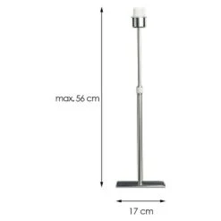 Home Sweet Home Bobo Lampenfuß 60 W, Höhe: 56 Cm, Stahl Matt, Stahl, E27 -Beleuchtung 12 478