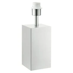 Home Sweet Home Lampenfuß Cilly 40 W, Farbe: Stahl Matt, Höhe: 27 Cm