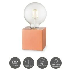 Home Sweet Home Lampenfuß Dry 10 10 W, E27, Kupfer, Höhe: 8,5 Cm -Beleuchtung 12 493