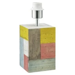 Home Sweet Home Lampenfuß Tora 40 W, Farbe: Bunt, Höhe: 28 Cm