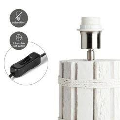 Home Sweet Home Lampenfuß Driftwood 40 W, Höhe: 27 Cm, Holz, E27 -Beleuchtung 12 550