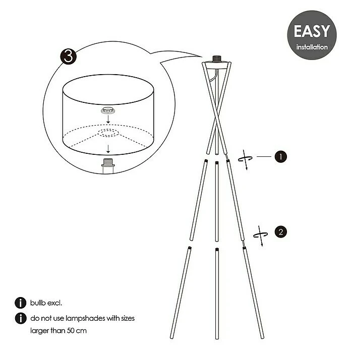 Home Sweet Home Lampenfuß Legs Höhe: 149 Cm 5 Home Sweet Home Lampenfuß Legs Höhe: 149 Cm – Bild 3