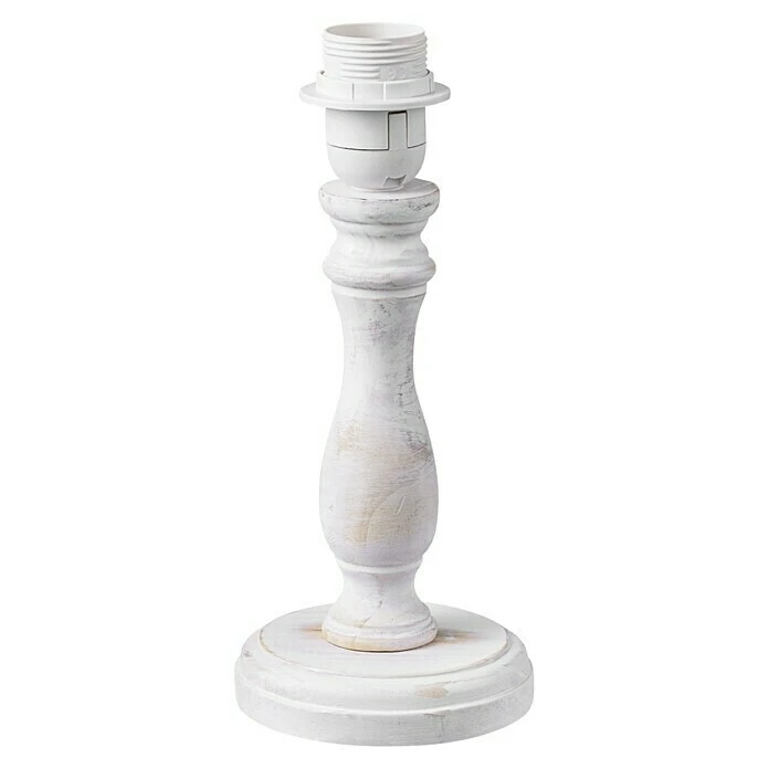 Home Sweet Home Lampenfuß Femme 40 W, Farbe: Vintage Weiß, Höhe: 27 Cm 3 Home Sweet Home Lampenfuß Femme 40 W, Farbe: Vintage Weiß, Höhe: 27 Cm