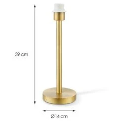 Home Sweet Home Lampenfuß Stick 40 W, Farbe: Messing, Höhe: 39 Cm 11 Home Sweet Home Lampenfuß Stick 40 W, Farbe: Messing, Höhe: 39 Cm -Beleuchtung 12 596