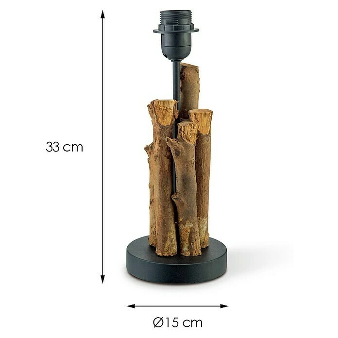 Home Sweet Home Lampenfuß Bindy 40 W, Farbe: Weiß, Höhe: 33 Cm 6 Home Sweet Home Lampenfuß Bindy 40 W, Farbe: Weiß, Höhe: 33 Cm – Bild 4