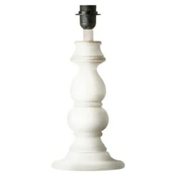 Home Sweet Home Lampenfuß Banjo 40 W, Farbe: Weiß, Höhe: 44 Cm