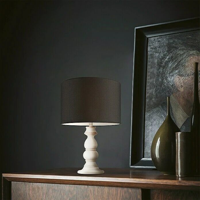 Home Sweet Home Lampenfuß Banjo 40 W, Farbe: Weiß, Höhe: 44 Cm 7 Home Sweet Home Lampenfuß Banjo 40 W, Farbe: Weiß, Höhe: 44 Cm – Bild 5