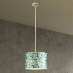 Home Sweet Home Lampenschirm Stone Ø X H: 30 X 20 Cm, Bunt, Stoff