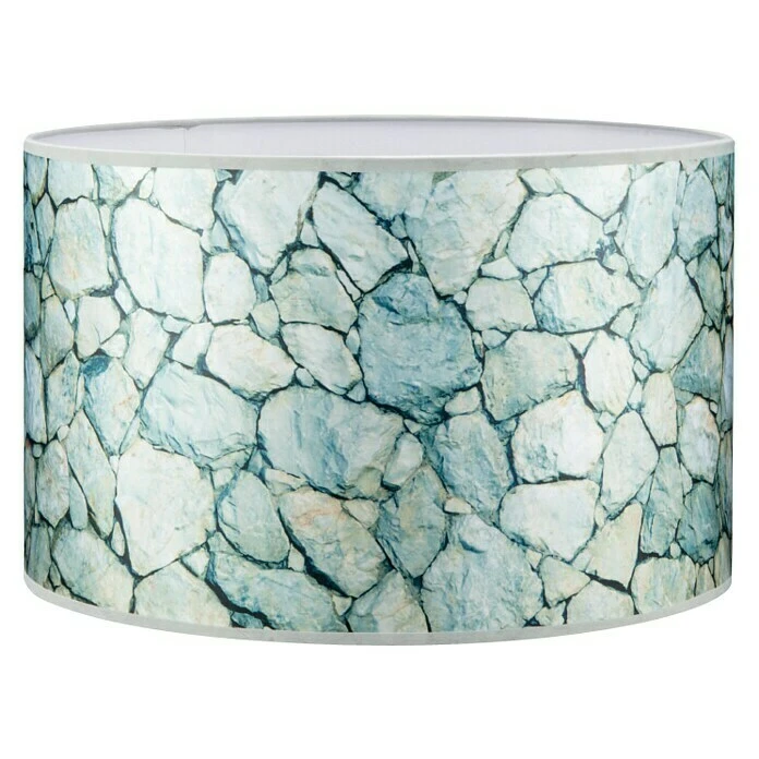 Home Sweet Home Lampenschirm Stone Ø X H: 30 X 20 Cm, Bunt, Stoff 4 Home Sweet Home Lampenschirm Stone Ø X H: 30 X 20 Cm, Bunt, Stoff – Bild 2