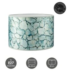 Home Sweet Home Lampenschirm Stone Ø X H: 30 X 20 Cm, Bunt, Stoff 10 Home Sweet Home Lampenschirm Stone Ø X H: 30 X 20 Cm, Bunt, Stoff -Beleuchtung 12 669