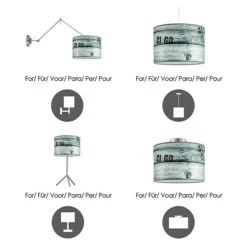 Home Sweet Home Lampenschirm Stone Ø X H: 30 X 20 Cm, Bunt, Stoff 13 Home Sweet Home Lampenschirm Stone Ø X H: 30 X 20 Cm, Bunt, Stoff -Beleuchtung 12 672