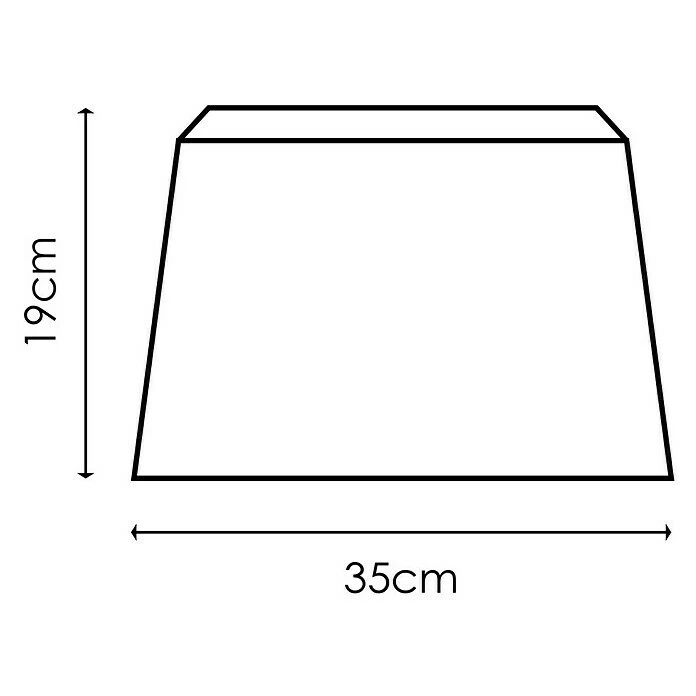 Home Sweet Home Lampenschirm Largo L X B X H: 19 X 35 X 19 Cm, Castlerock, Stoff, Eckig 4 Home Sweet Home Lampenschirm Largo L X B X H: 19 X 35 X 19 Cm, Castlerock, Stoff, Eckig – Bild 2